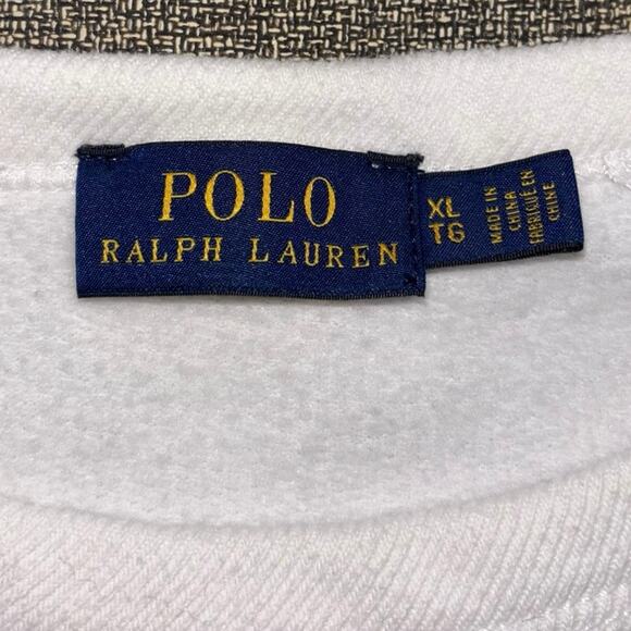 Polo Ralph Lauren bear white crewneck sweatshirt (size XL) - Picture 3 of 7